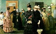 Christian Krohg albertine i polislakarens vantrum oil painting reproduction